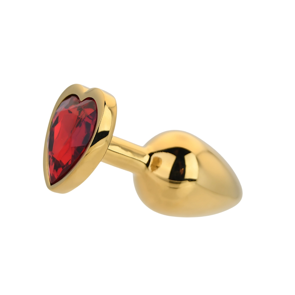 n12835 toosh heart shaped gold with red stone small 4 n12835 toosh heart shaped gold with red stone small 4