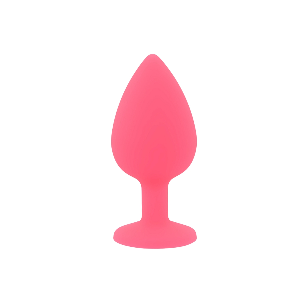 n12842 toosh silicone butt plug pink set of 3 clear stone large n12842 toosh silicone butt plug pink set of 3 clear stone large