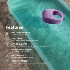 n12895 lelo tor3 app controlled cock ring black 5