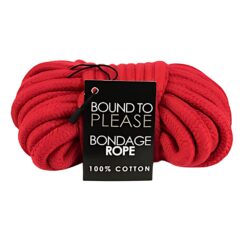 n8389 bound to please bondage rope red 1