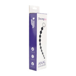 n8440 loving joy anal love beads black pkg 1