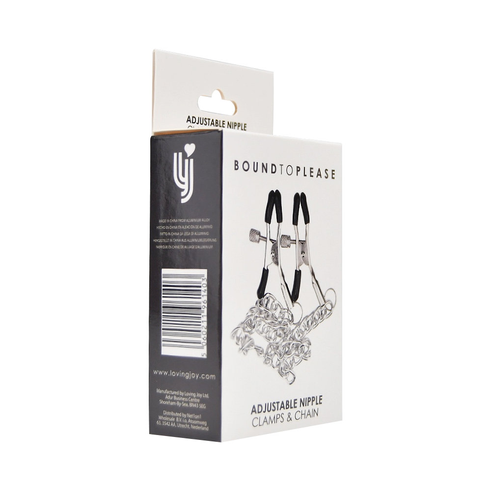 n9382 bound to please adjustable nipple clamps chain pkg 1 n9382 bound to please adjustable nipple clamps chain pkg 1