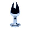ns7100 precious metals silver anal plug small 2 2 1