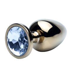 ns7103 precious metals gold anal plug large 1 3 1