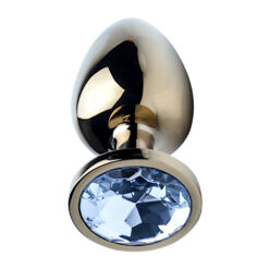 ns7103 precious metals gold anal plug large 3