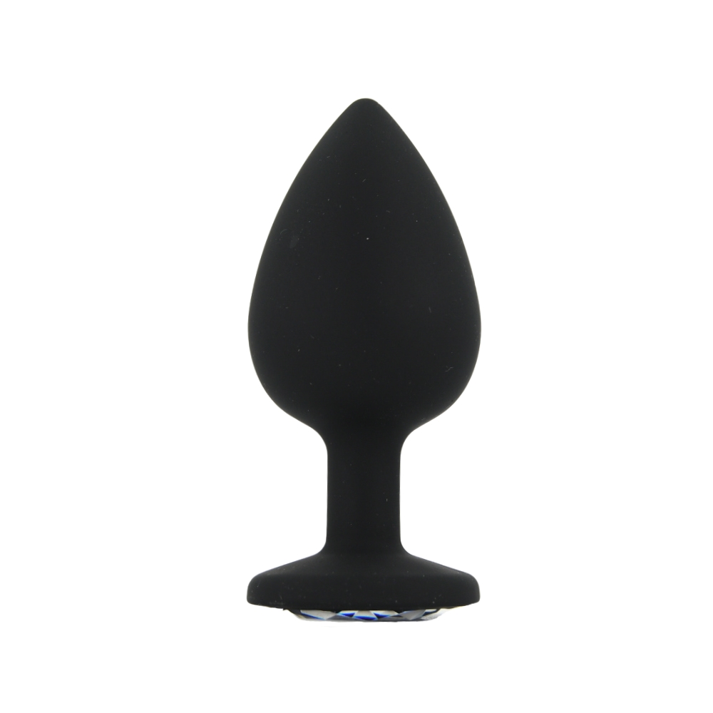 toosh silicone butt plug black set of 3 clear stone large toosh silicone butt plug black set of 3 clear stone large