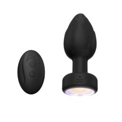 n12897 toosh remote controlled light up vibrating butt plug 1