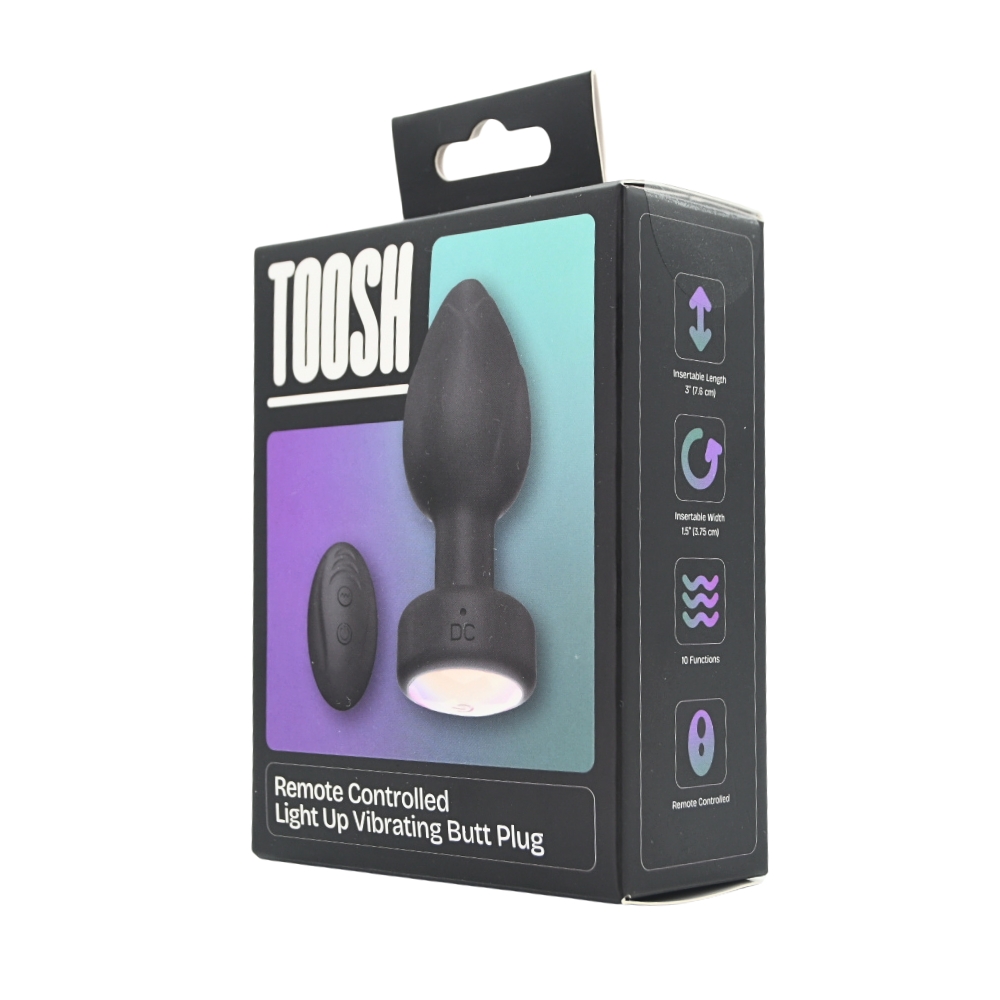 n12897 toosh remote controlled light up vibrating butt plug pkg 2 n12897 toosh remote controlled light up vibrating butt plug pkg 2