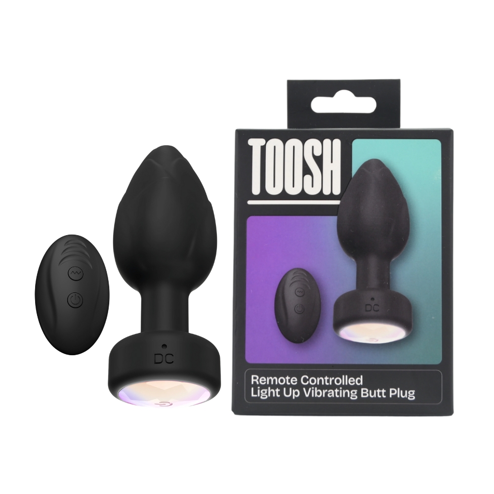 n12897 toosh remote controlled light up vibrating butt plug pkg both n12897 toosh remote controlled light up vibrating butt plug pkg both