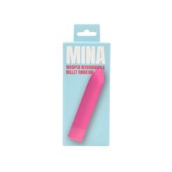 n12942 mina whisper rechargeable bullet vibrator pkg