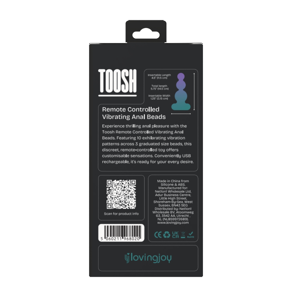 n12953 toosh remote controlled vibrating anal beads 7 n12953 toosh remote controlled vibrating anal beads 7