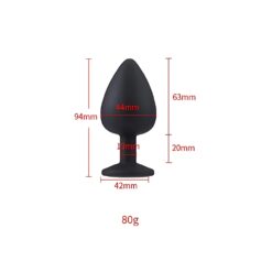 black silicone large