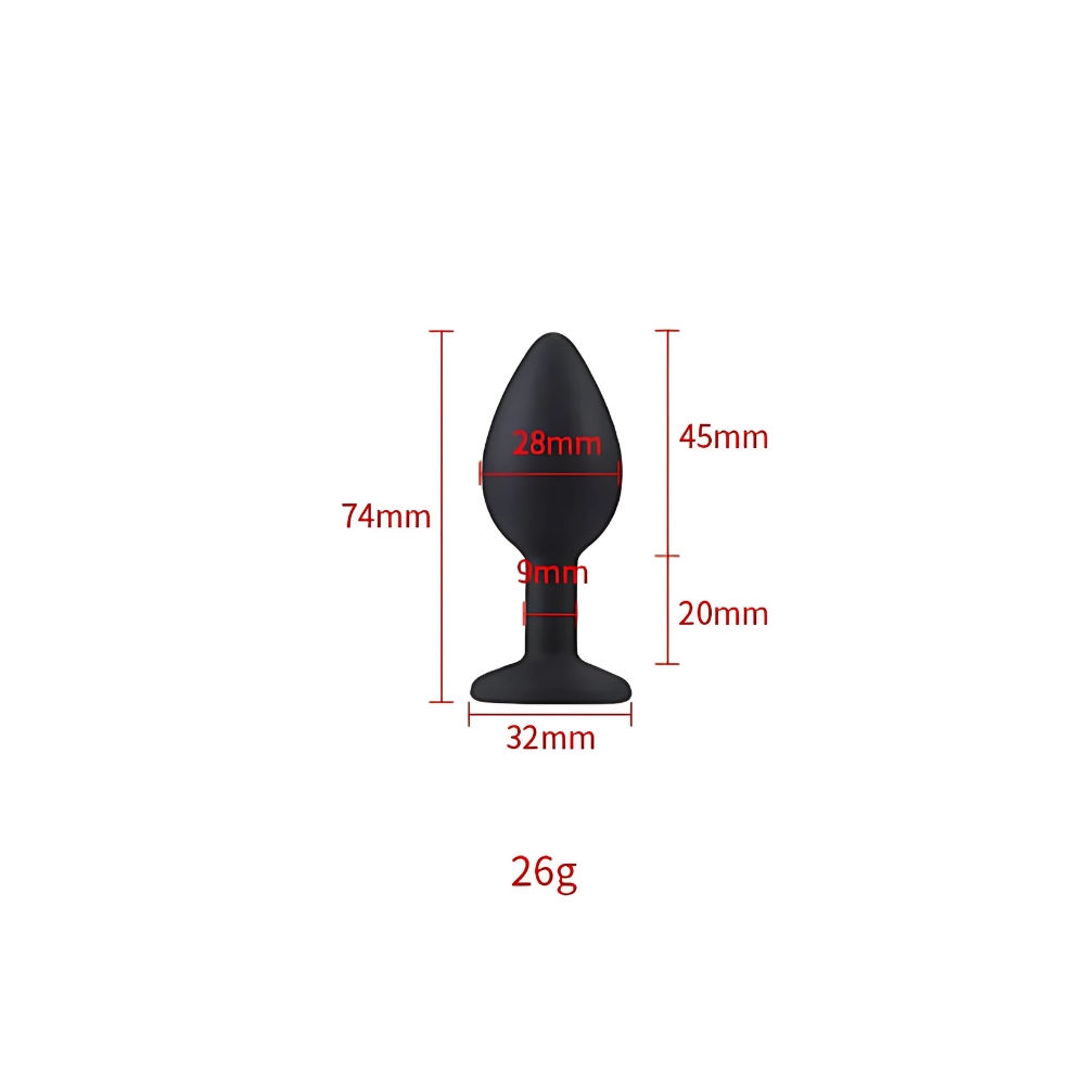 black silicone small black silicone small