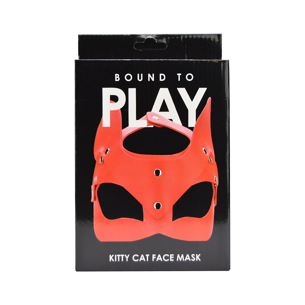 n12284 bound to play kitty cat face mask red pkg n12284 bound to play kitty cat face mask red pkg