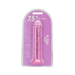 n12305 loving joy 7 5 inch suction cup dildo pink pkg