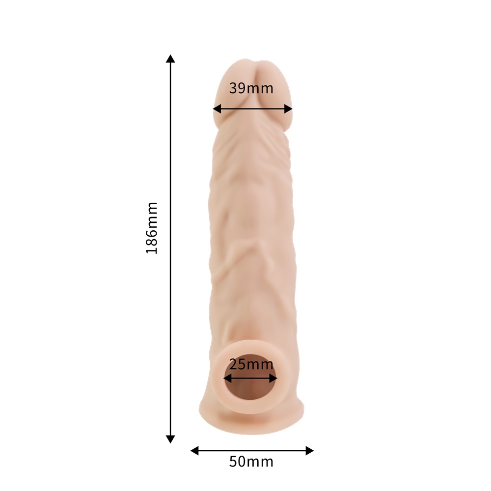n12369 rev sleeves 8 5 inch realistic silicone penis extension sleeve 5 n12369 rev sleeves 8 5 inch realistic silicone penis extension sleeve 5