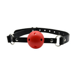 n12448 bound to play breathable ball gag red 3