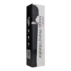 n12458 loving joy rechargeable magic wand vibrator black pkg 1