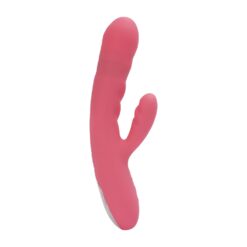 n12547 svakom avery thrusting vibrator wclitoral stimulator pink 2
