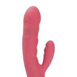 n12547 svakom avery thrusting vibrator wclitoral stimulator pink 5