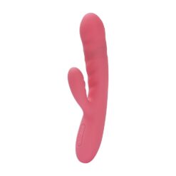 n12547 svakom avery thrusting vibrator wclitoral stimulator pink 7