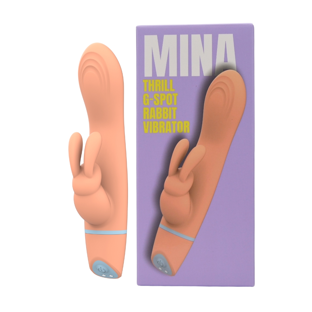 n12559 mina thrill g spot rabbit vibrator pkg side by side n12559 mina thrill g spot rabbit vibrator pkg side by side