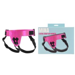 n12772 mina lustre strap on harness pkg duo