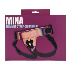 n12773 mina shimmer strap on harness pkg