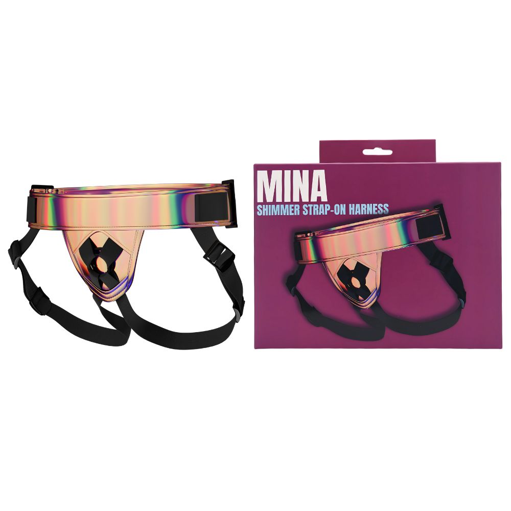 n12773 mina shimmer strap on harness pkg duo n12773 mina shimmer strap on harness pkg duo