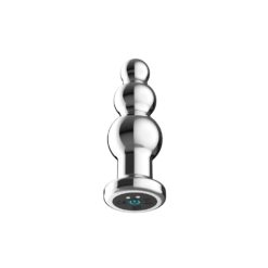 n12785 toosh remote controlled metal vibrating anal beads 3