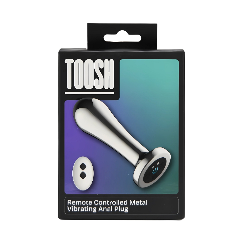 n12786 toosh remote controlled metal vibrating anal plug pkg n12786 toosh remote controlled metal vibrating anal plug pkg