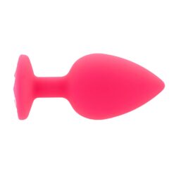 n12807 toosh pink silicone butt plug large 1