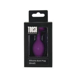 n12808 toosh purple silicone butt plug small pkg