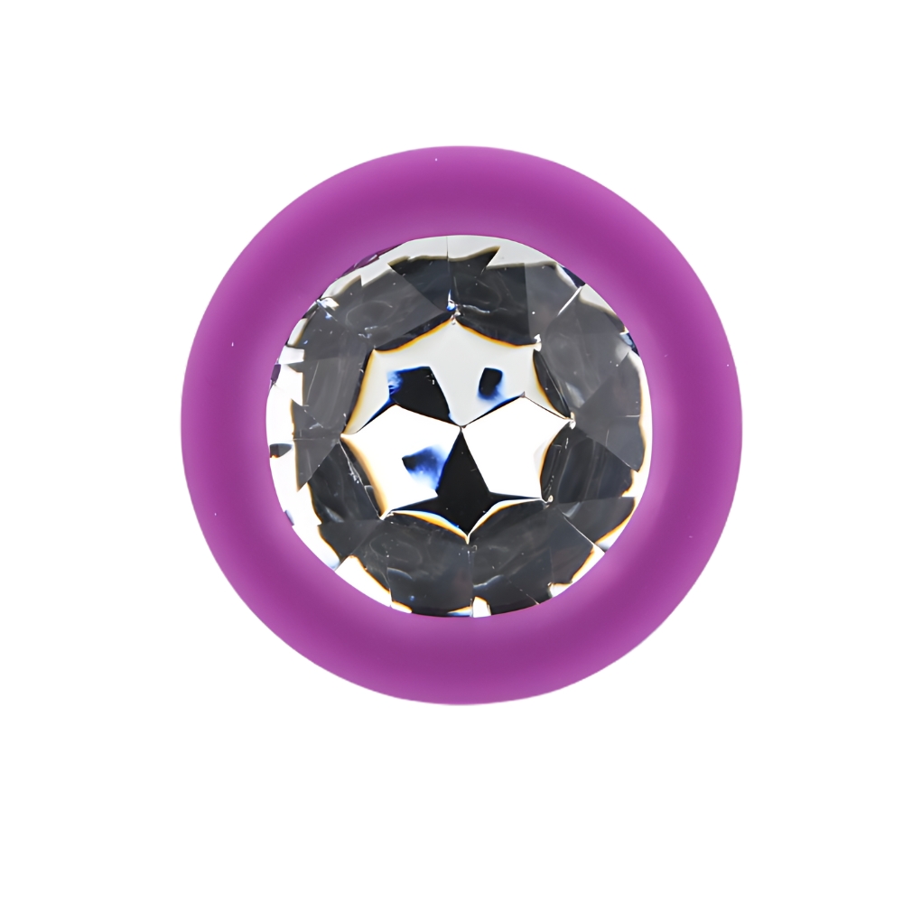 n12809 toosh purple silicone butt plug medium jewel n12809 toosh purple silicone butt plug medium jewel