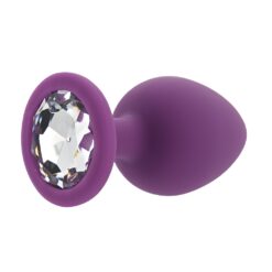 n12810 toosh purple silicone butt plug large 2