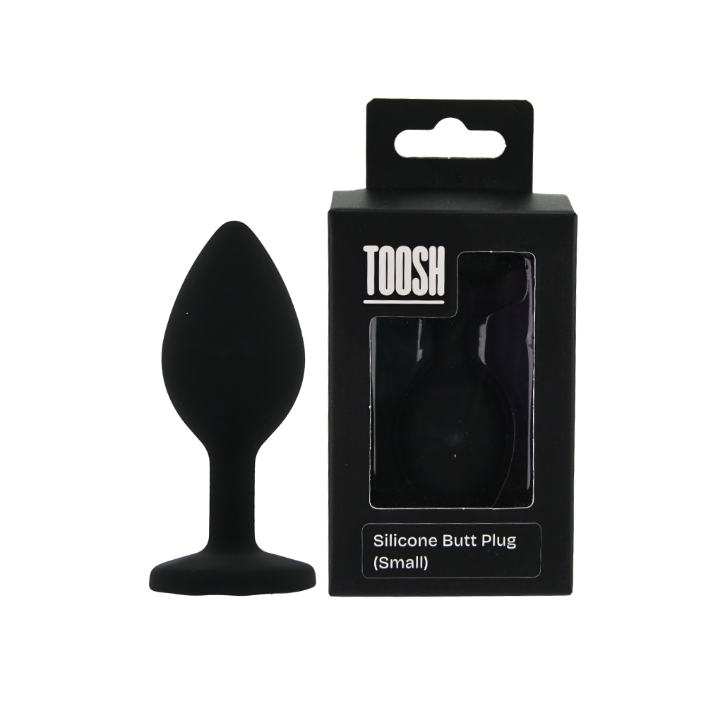 n12811 toosh black silicone butt plug small pkg duo n12811 toosh black silicone butt plug small pkg duo