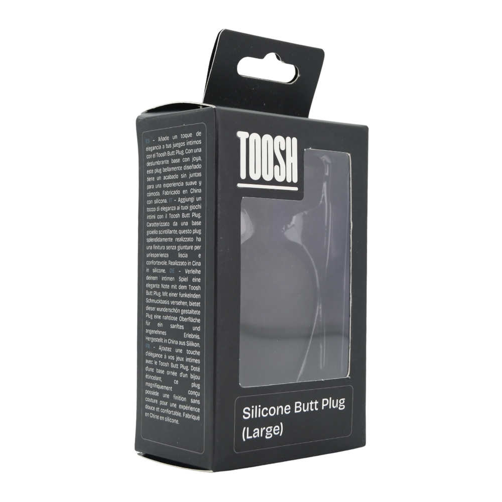 n12813 toosh black silicone butt plug large pkg 1 n12813 toosh black silicone butt plug large pkg 1