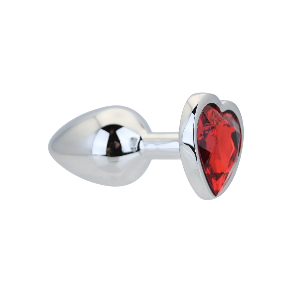 n12832 toosh heart shaped silver with red stone small 3 n12832 toosh heart shaped silver with red stone small 3