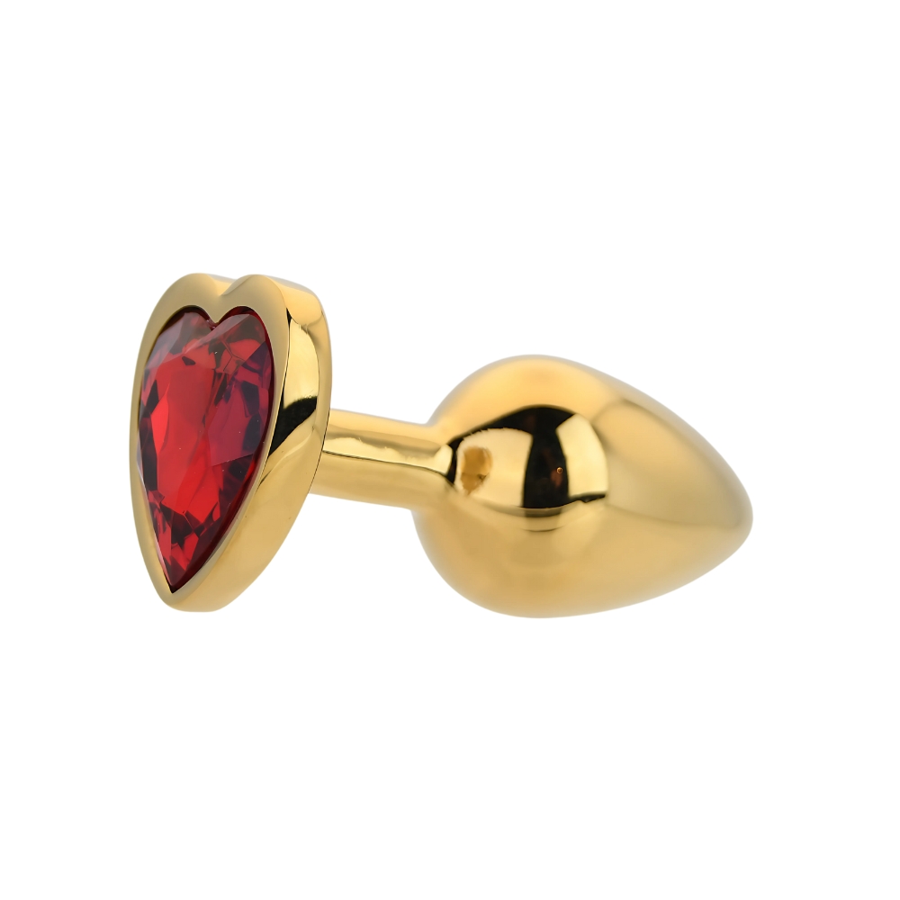 n12835 toosh heart shaped gold with red stone small 2 n12835 toosh heart shaped gold with red stone small 2
