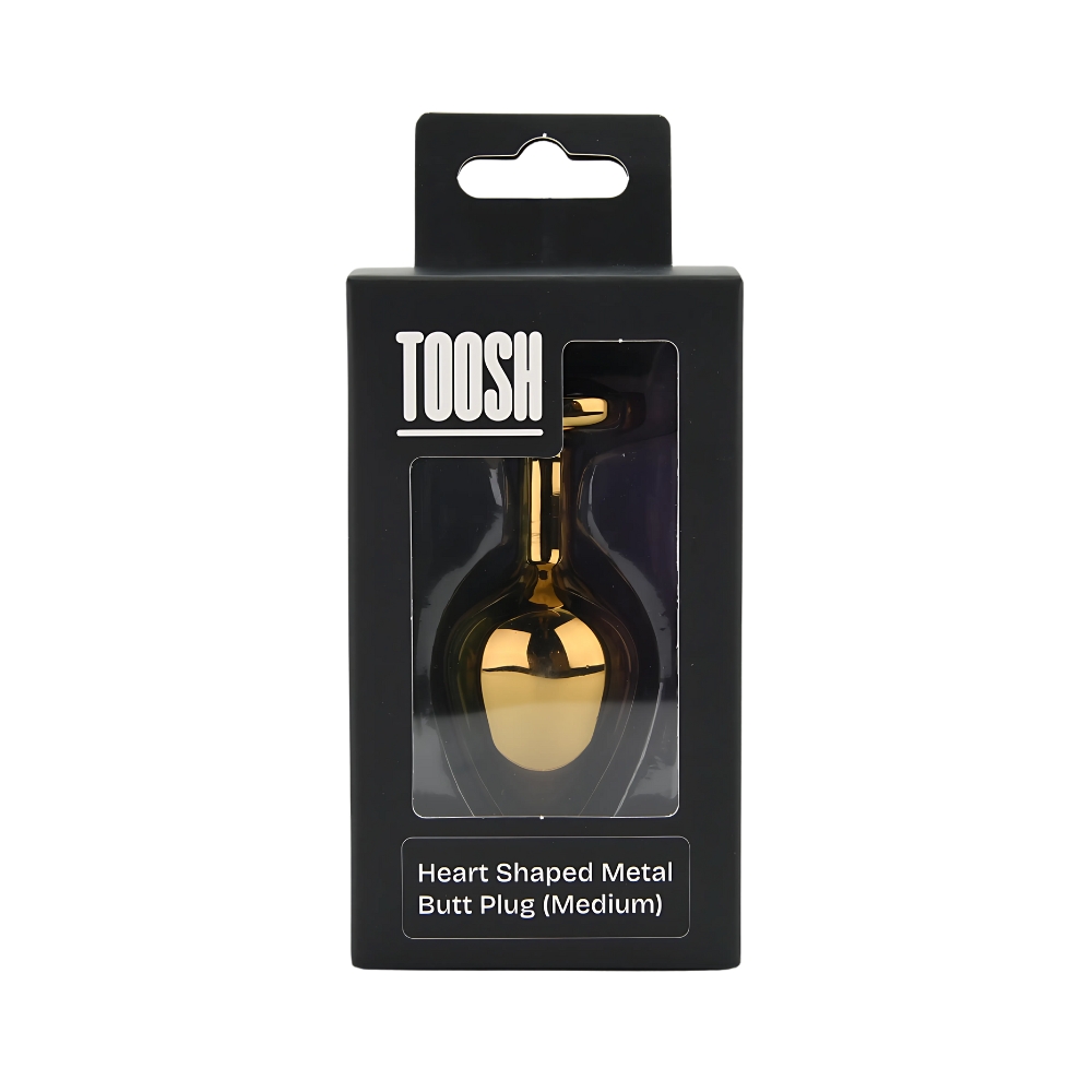 n12836 toosh heart shaped gold with red stone medium pkg n12836 toosh heart shaped gold with red stone medium pkg