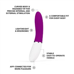 n12894 lelo liv3 app controlled gspot vibrator deep rose 3