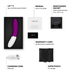 n12894 lelo liv3 app controlled gspot vibrator deep rose 4