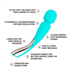 n12896 lelo smart wand2 large aqua 8