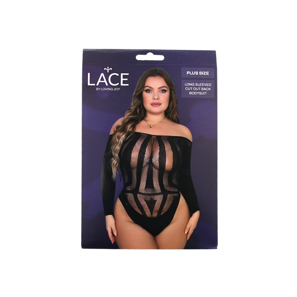 n12899 lace by lj plus size long sleeve bodysuit pkg n12899 lace by lj plus size long sleeve bodysuit pkg