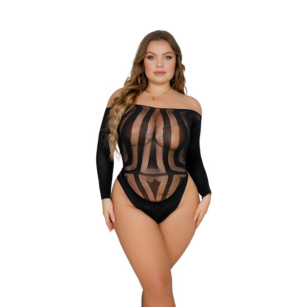 n12899 lace by loving joy plus size long sleeve bodysuit 1 n12899 lace by loving joy plus size long sleeve bodysuit 1
