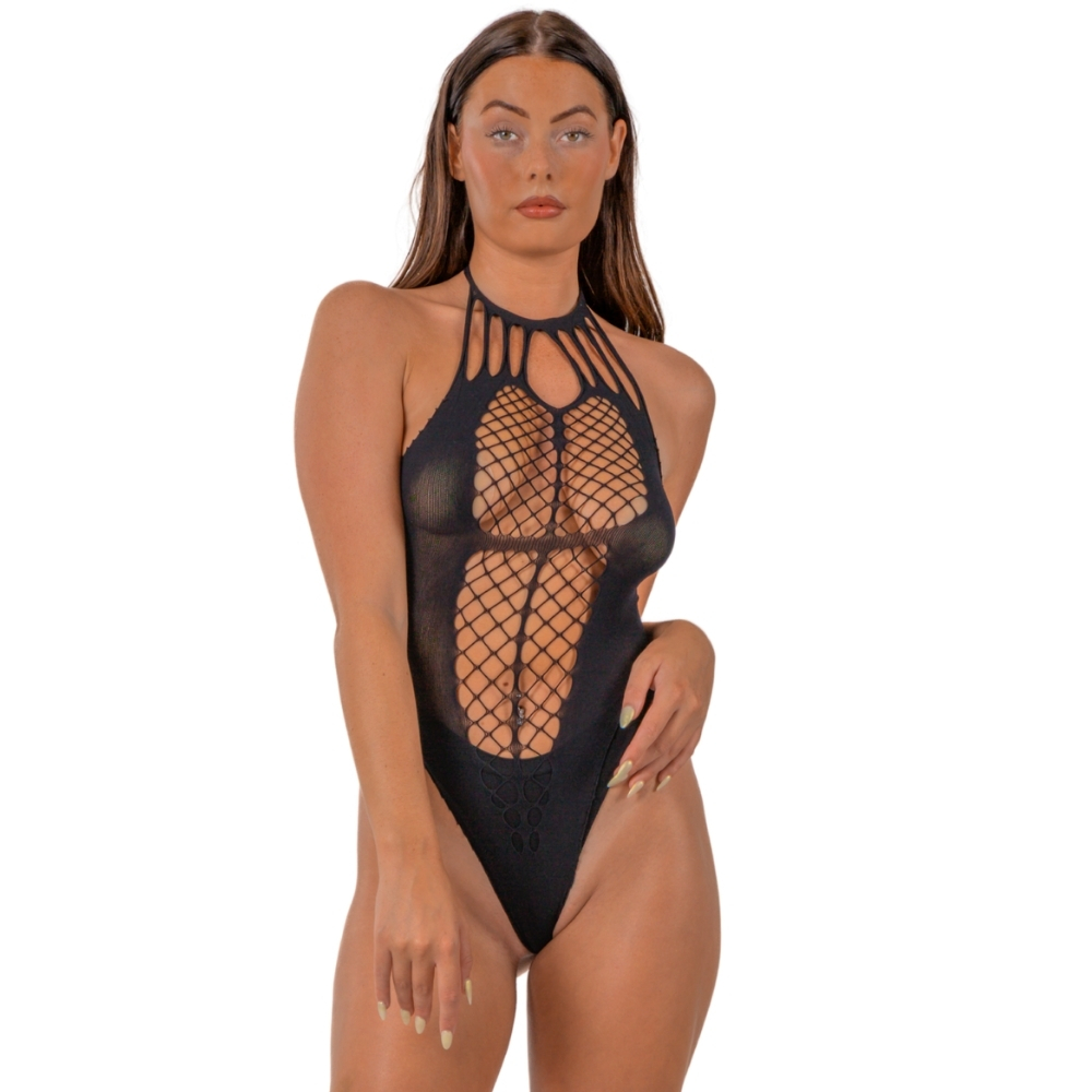 n12925 lace by lj strappy halter teddy 1 n12925 lace by lj strappy halter teddy 1