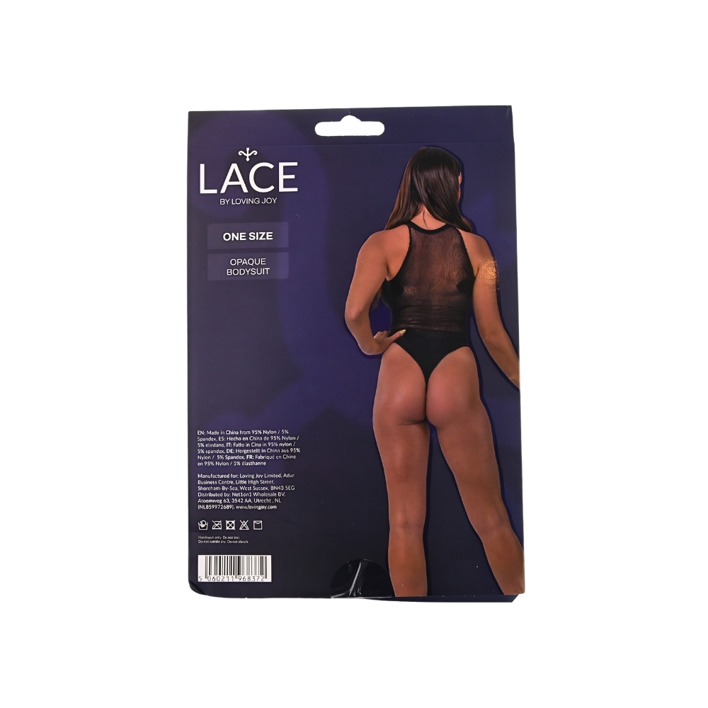 n12926 lace by lj opaque bodysuit black pkg bk n12926 lace by lj opaque bodysuit black pkg bk