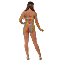 n12938 lace by lj rainbow crop top and skirt set 4