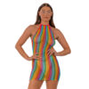 n12939 lace by lj rainbow halter neck dress