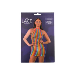 n12939 lace by lj rainbow halter neck dress pkg